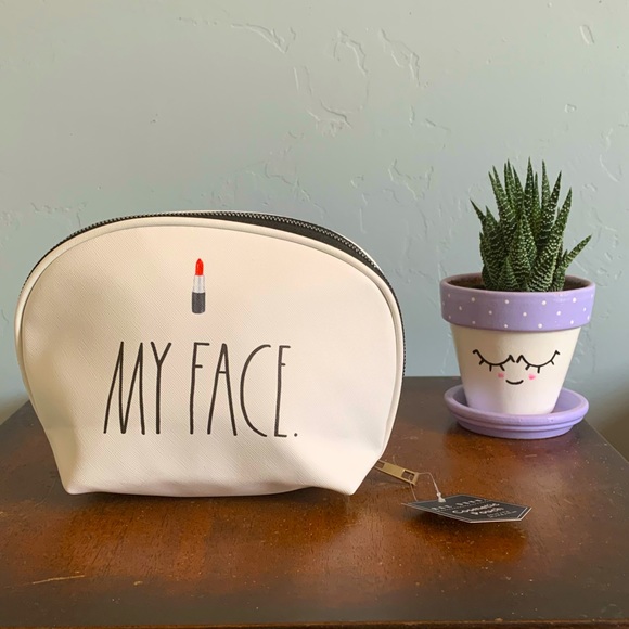 Rae Dunn Handbags - Rae Dunn MY FACE 💄 Cosmetic Pouch NWT